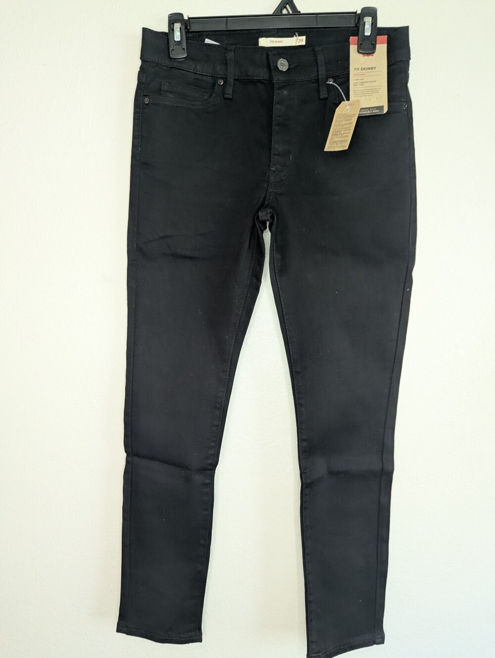 NWT Levi's 711 Skinny Mid Rise Jeans Women's Size 29x28